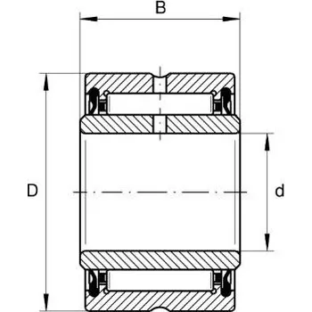 NA 4907 2RS INA Jehlové ložisko s vnitřním kroužkem