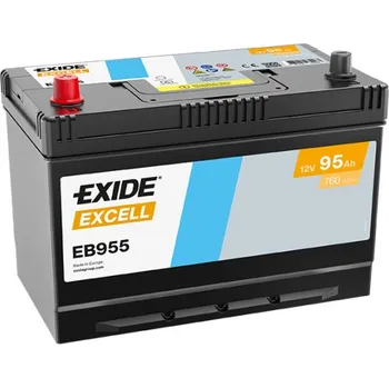 Autobaterie EXIDE Excell 12V 95Ah 720A 306x173x222 Levá