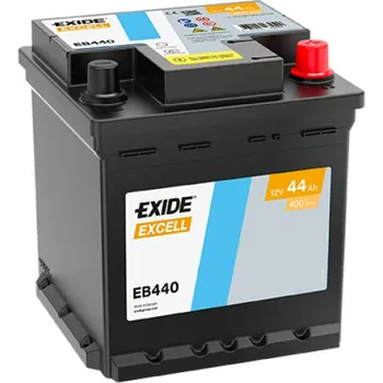 Auto-moto EXIDE Excell 12V 44Ah 400A 175x175x190