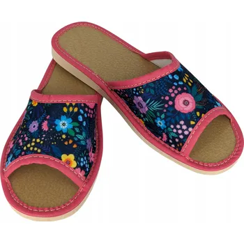 Dámské pantofle Domácí textilní pantofle Polské Regionální Pantofle Bamboše Nazouváky 36