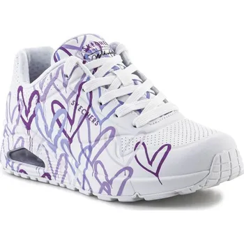Dámská obuv Boty Skechers JGoldcrown Uno Lite - Spread the Love W 155507-WLPR EU 36