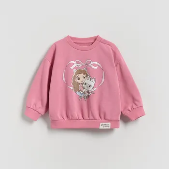 Dívčí mikina Reserved - Mikina Gabby’s Dollhouse - růžová - 319FA-30X - 319FA-30X-92