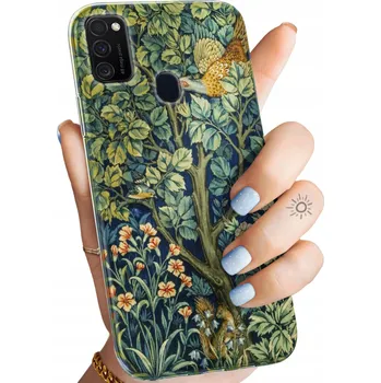 Pouzdro na mobilní telefon Zadní Kryt Hello Case pro Samsung Galaxy M21 zelený