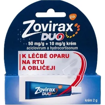 Lék na kožní problémy, vlasy a nehty Zovirax Duo 2 g