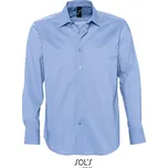 SOL's Collection Košile Brighton, dlouhý rukáv, elastická COT25700021203-bright sky L Modrá nebesky jasná