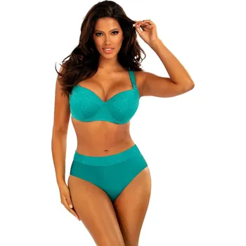 Dámské plavky Dvoudílné dámské plavky Jamaica 5 S 995 JA5 tmavě zelené - Self 38F