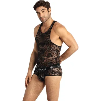 Pánské tričko Pánský top Romance top - Anais XL černá