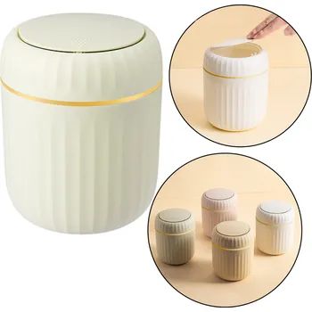 Odpadkový koš Mini odpadkový koš s otvírací pokličkou univerzální zelený