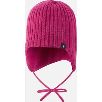 Čepice Extra teplá čepice ze 100% Merino vlny s fleecovou podšívkou Reima Myssytys - Rosy Berry Velikost: 48cm (vel 86)