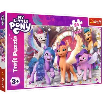 Puzzle Puzzle 24 Maxi dílků veselý den poníků – My Little Pony Trefl