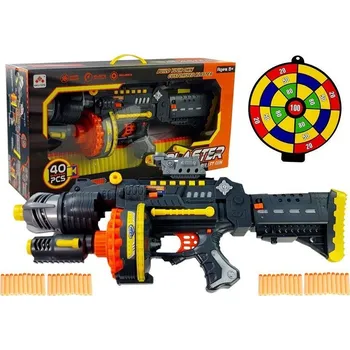 Dětská zbraň Dětská puška na pěnové náboje s terčem a 40 projektily