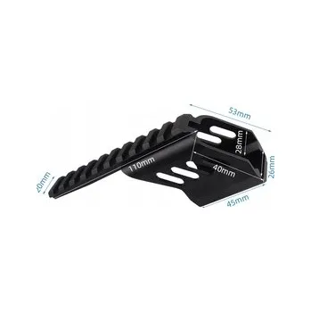 Příslušenství pro sportovní střelbu Taktická montáž kolimátoru Red Dot na Picatinny lištu pro pistole GLOCK 17 19