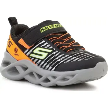 Chlapecká obuv Skechers S Lights Jr 401650L-BKOR EU 27,5