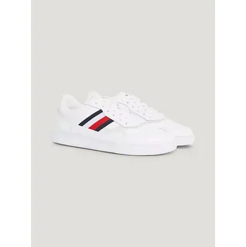 Pánská treková obuv Tommy Hilfiger Court Cupsole Retro Lth Stripes M FM0FM04828YBS boty 44