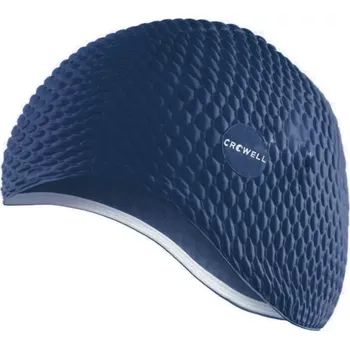 Čepice Crowell Java tmavě modrá plavecká čepice s bublinami barva 4 NEPLATÍ