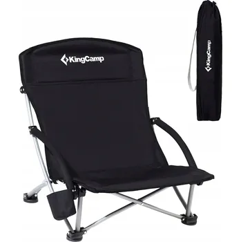Obraz Turistická židle s opěradlem KingCamp Beach Chair šedá