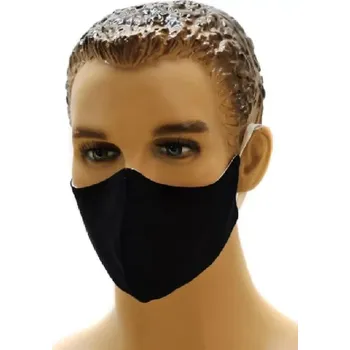 Čepice Dvouvrstvá rouška černá - Vestis UNI černá