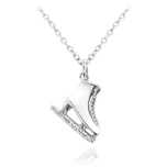 MINET Dětský stříbrný náhrdelník BRUSLIČKA JMAD0020SN38