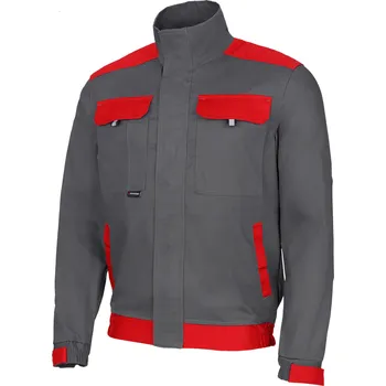 pracovní bunda Primo pracovní bunda bavlněná odlehčená šedá červená 54