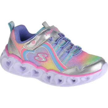 Chlapecké tenisky Skechers Heart Lights-Rainbow Lux 302308L-SMLT Grey 27 31