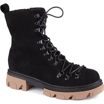 Dámské tenisky Vinceza W JAN255 černé semišové zateplené boty 38