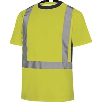 pracovní tričko DELTA PLUS Reflexní pracovní tričko NOVA Barva: Žlutá, Velikost: 2XL