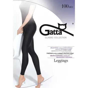 Dámské legíny 100 DEN - GATTA tyrkysová 3-M