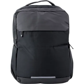 Městský batoh Městský batoh s USB portem a kapsou na notebook černý 16L 45cm