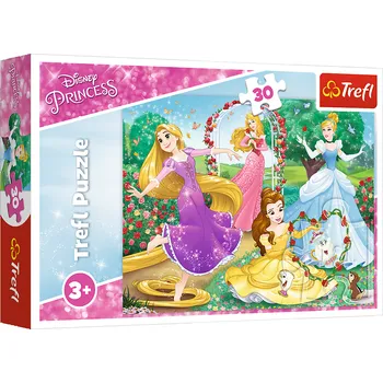 Puzzle Puzzle 30 dílků Být princeznou – Disney Princess