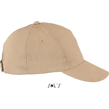 SOL's Collection Kšiltovka Buzz, 5 panelová COT25881112099-sand Písková UNI