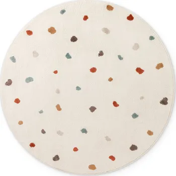 Koberec Hanse Home Dětský koberec Adventures 106210 Cream Multicolor kruh Rozměry koberců: 160x160 (průměr) kruh
