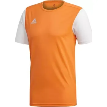 Adidas Teamsport Estro 19 krátký rukáv oranžová/bílá UK Junior XXS