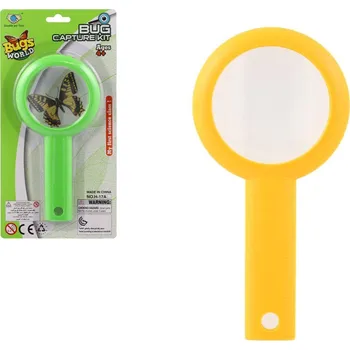 Figurka Teddies Lupa plast/sklo 20cm 2 barvy na kartě 14x28cm