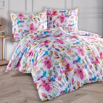 Povlečení Saténové povlečení Vibrance Rozměr: 160x200 + 2x 70x80 cm