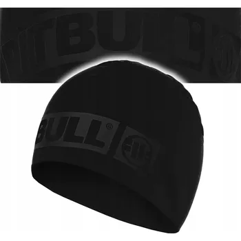 Čepice Pitbull zimní čepice beanie černá, univerzální velikost