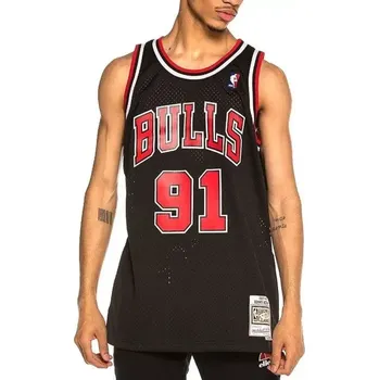 Pánské tričko Mitchell & Ness Chicago Bulls NBA Swingman Alternate Jersey Bulls 97 Dennis Rodman SMJYGS18152-CBUBLCK97DRD pánové M