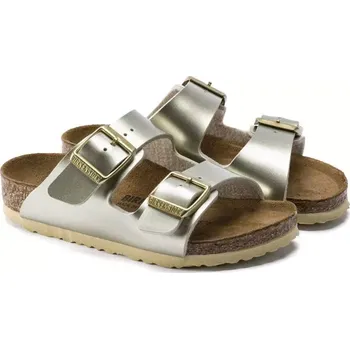 Chlapecké tenisky Dívčí žabky Birkenstock Arizona Kids Birko-Flor Electric Metallic Gold narrow (1014841) 27