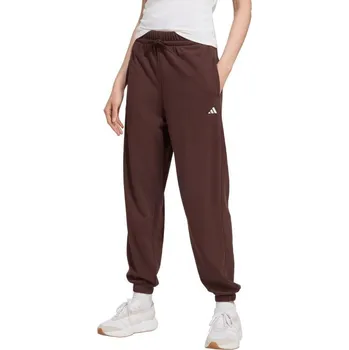 Dámské kalhoty Dámské kalhoty adidas Essentials Small Logo French Terry Cuffed pants brown JX3864 dámské XL