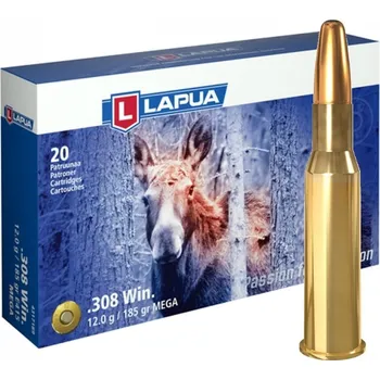 Lapua 308 Win Mega SP 12 g/185 gr 20 ks