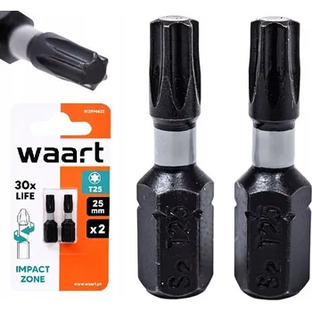 Bit Nárazové bity Waart W29M425 25 mm 1/4" 2 kusy
