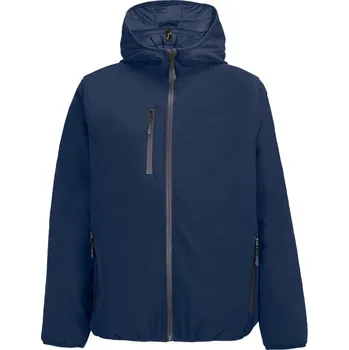pracovní bunda SOL's Collection Bunda Falcon Padded Men, 3-vrstvá, softshellová, zimní, pánská COT25444900501-abyss blue S Modrá abyss