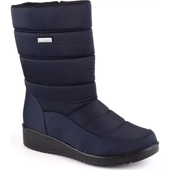 Dámské kozačky Dámské vysoké sněhule W EVE436B navy blue - Novinky 37