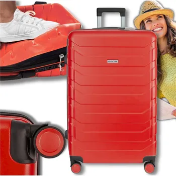 Omna Velký tvrdý kufr ABS ARIZONA 94L ČERVENÝ 94 l