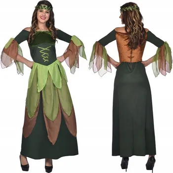 Karnevalový kostým Kostým pro dospělé Lesní Elf Elfka Víla Rusalka, vel M/L