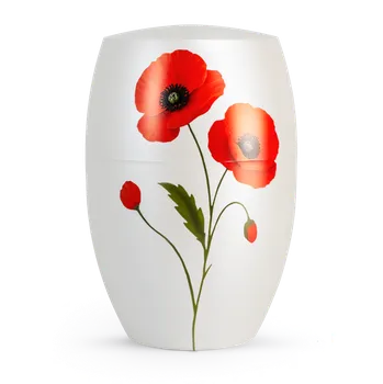 Smuteční dekorace Ekologická urna Florique - Mák