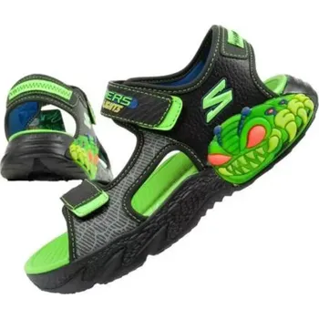Dívčí sandály Sandály Skechers Jr 400614L/BKLM 35