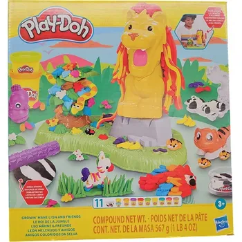 Modelovací hmota Modelína PLAY-DOH Lev a Přátelé z Džungle Hasbro F7221 3+