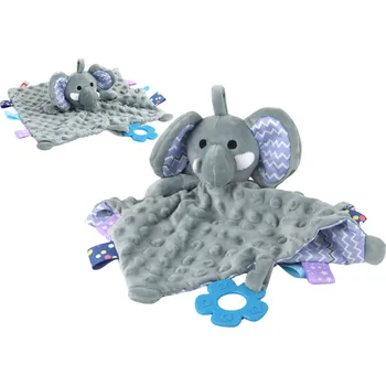 plyšák Plyšový sloník přítulka – s dekou a chrastítkem | hračka