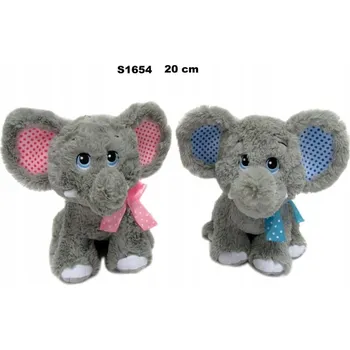 plyšák Plyšák slon SUN-DAY 2 vzory 20 cm S1654