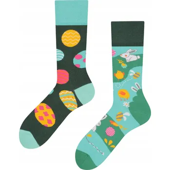 Pánské oblečení PONOŽKY TODO Ponožky Happy Easter vajíčka 47-50